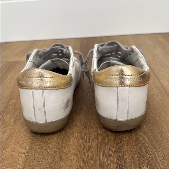 Golden Goose White and Pink Star Sneakers - Picture 7 of 7